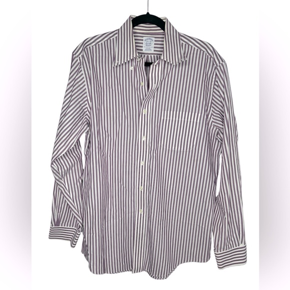 Brooks Brothers Classic Original Polo Shirt Long Sleeve Button Down 15.5 - 34 - Picture 1 of 8